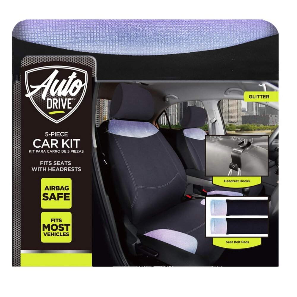 NEW Auto Drive 5 Piece Car Seat Cover Kit